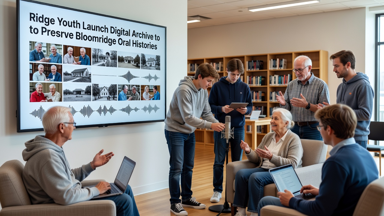 Ridge Youth Group Unveils Digital Archive Project for Bloomridge Oral Histories