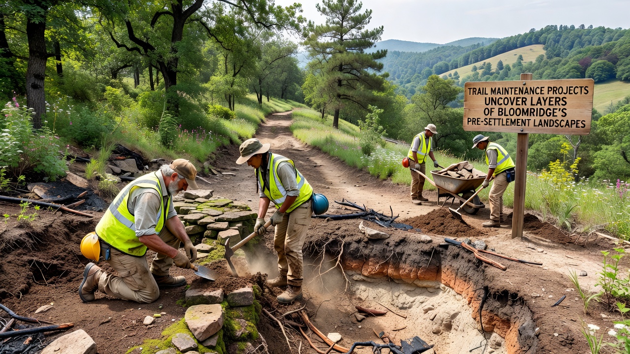 Trail Work Exposes Bloomridge's Hidden Pre-Settlement History